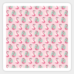 Cool flamingos Sticker